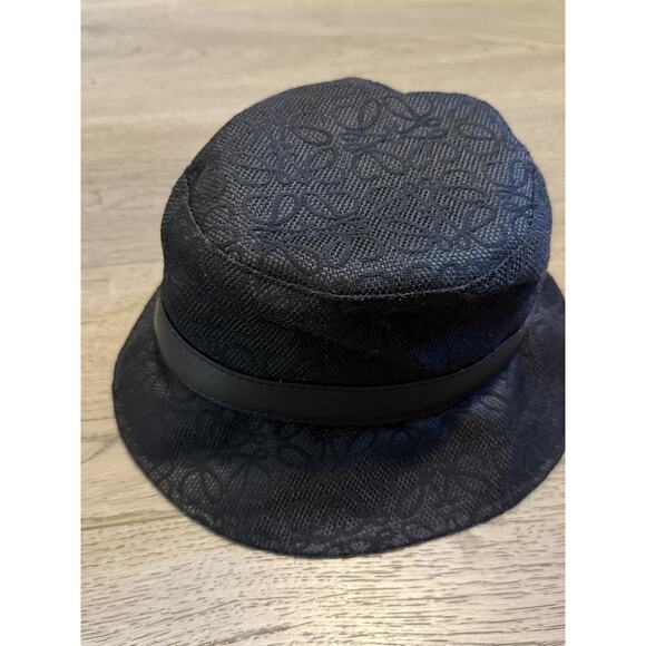 Loewe Anagram Bucket Hat Black One Size